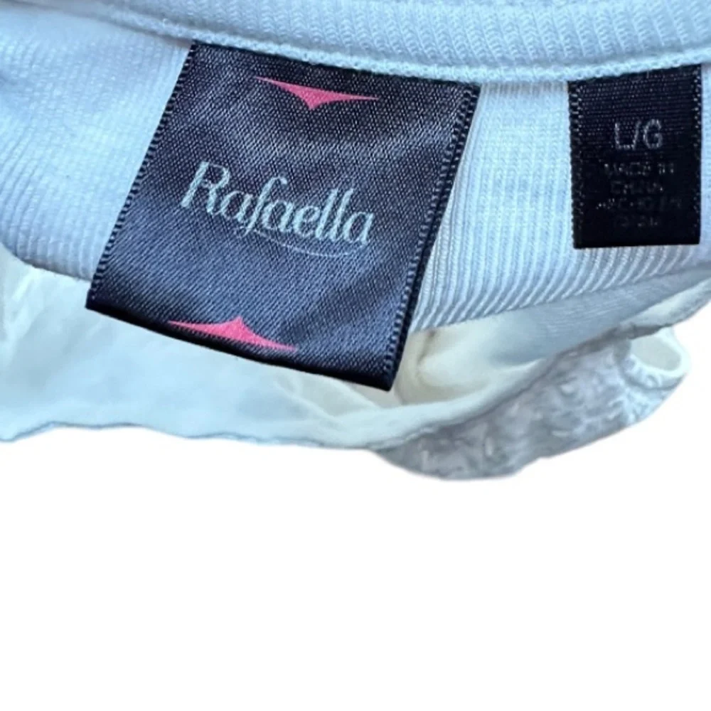 Rafaella White Cotton‎ Top - Picture 5 of 6